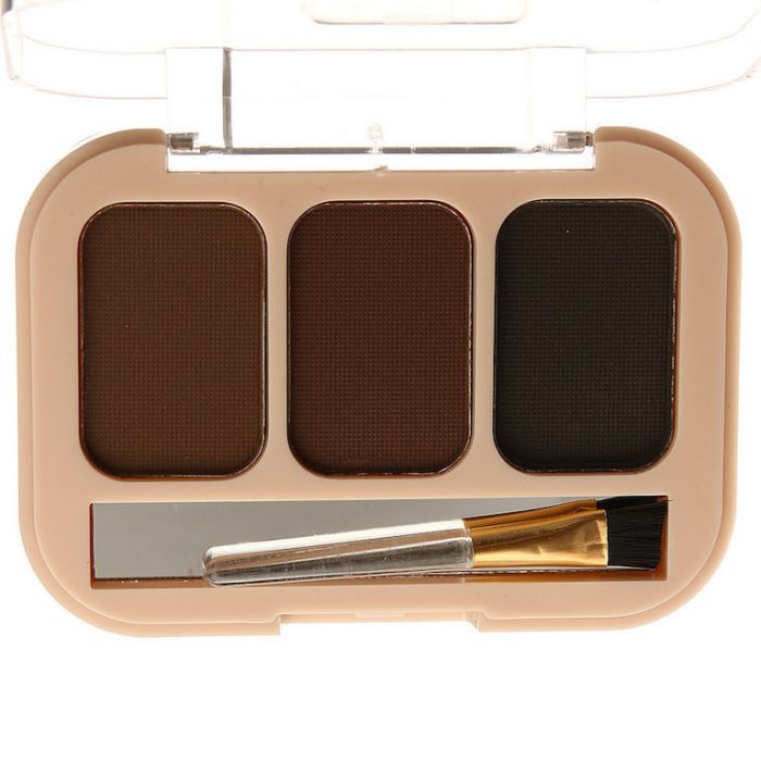 DoDo Girl Matte Design Fasion Eyebrow Shadow (3 pcs row)