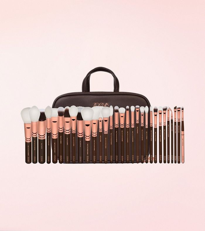 Zoeva Makeup Brush Set (Brown) 30 pcs