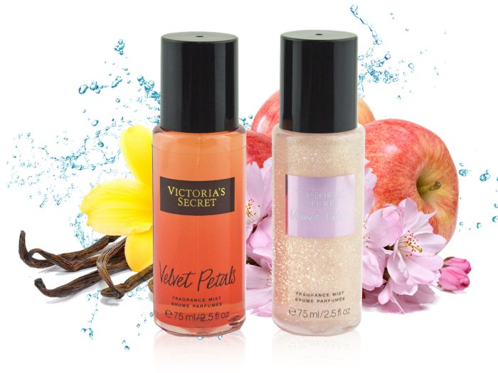 VICTORIA'S SECRET Velvet Petals Spray Mist Gift Set, 2x75ml