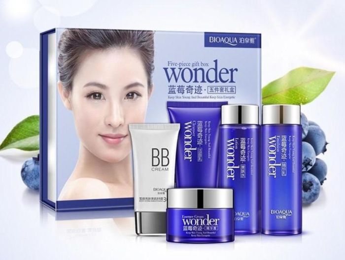 BioAqua Wonder Blueberry Extract Facial Kit