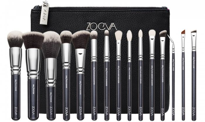 Zoeva Brush Set in a 15pcs Cosmetic Bag Complete Set