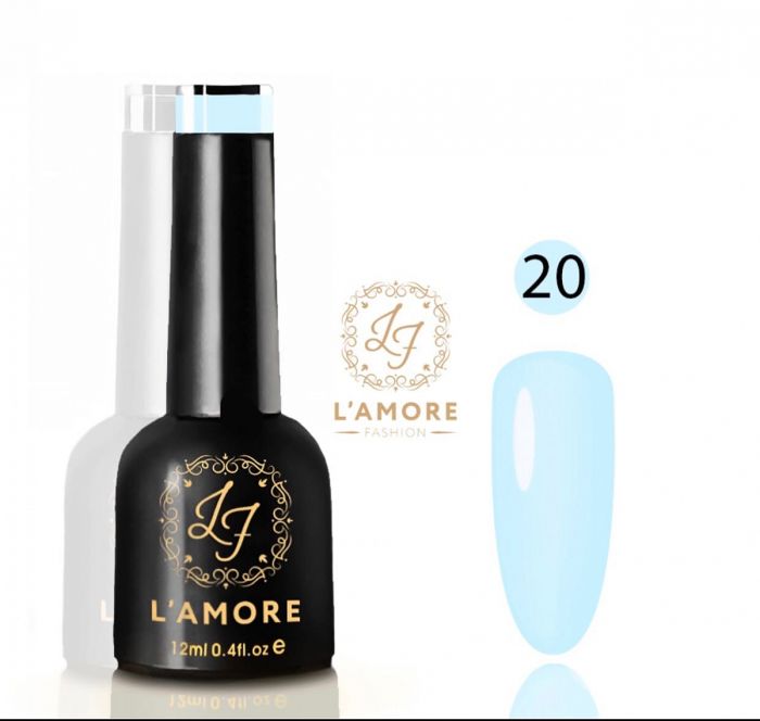 Gel nail polish Luxury L'AMORE FASHION 12ml tone 20