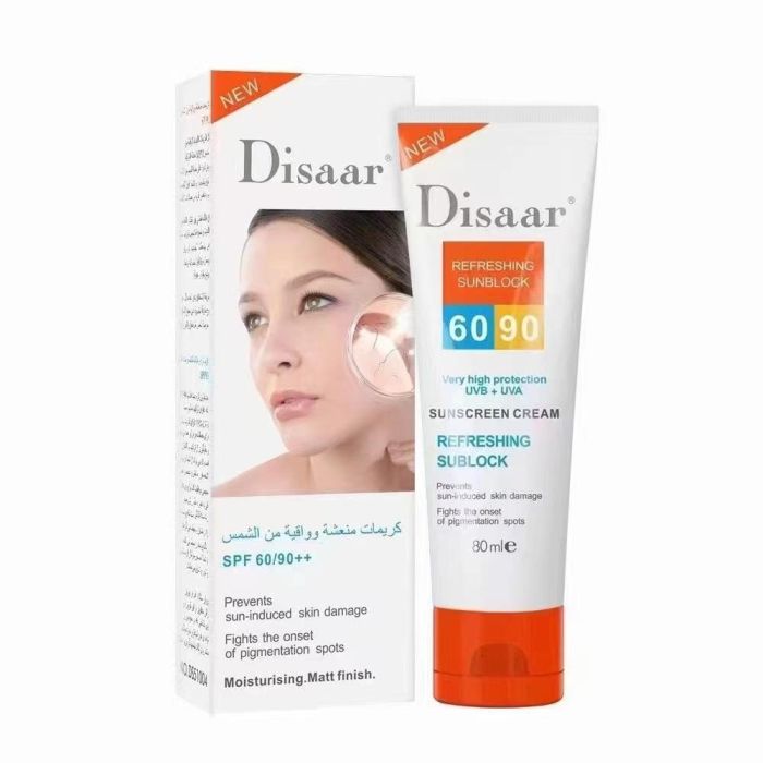 Sunscreen Disaar Sunblock spf 90 80ml