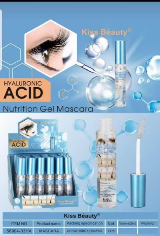 Gel for eyelashes with hyaluronic acid Kiss Beauty