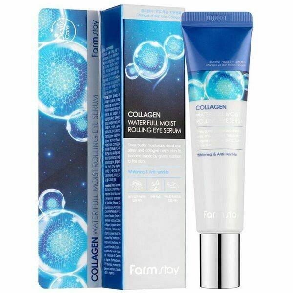 (China) Lifting serum for the skin around the eyes with collagen FarmStay Collagen Water Full Moist Eye Serum 25ml