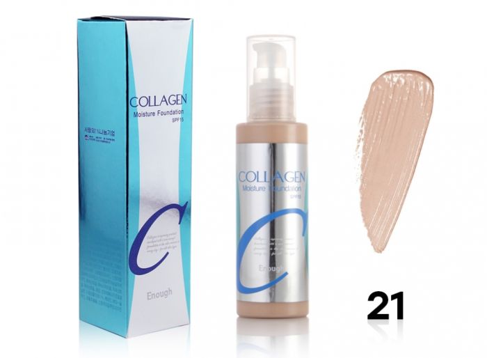 (China) Moisturizing Foundation with Collagen Enough Collagen Moisture Foundation (tone 21)