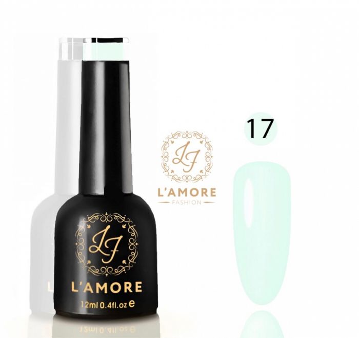 Gel nail polish Luxury L'AMORE FASHION 12ml tone 17