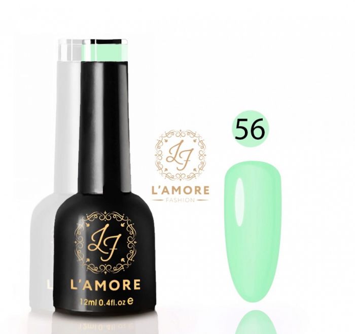 Gel nail polish Luxury L'AMORE FASHION 12ml tone 56