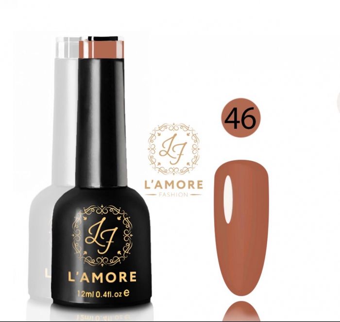 Gel nail polish Luxury L'AMORE FASHION 12ml tone 46