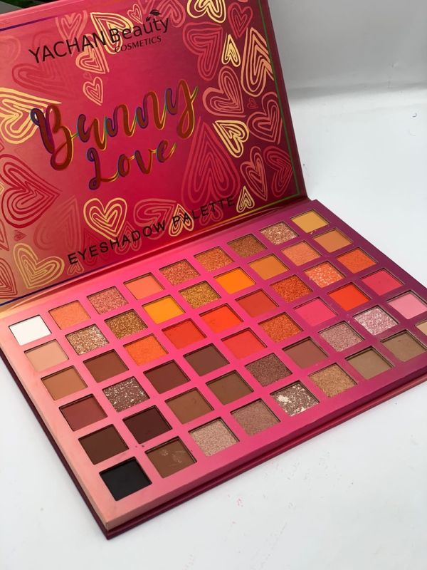 Professional Makeup Shadow Palette Bunny Love Yachan Beauty Eyeshadow Palette 54 Colors