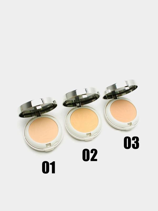 Shining face powder with mirror 3 in 1 Million Pauline GLOW, 24g , tone 03