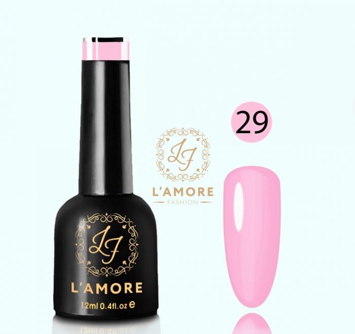 Gel nail polish Luxury L'AMORE FASHION 12ml tone 29