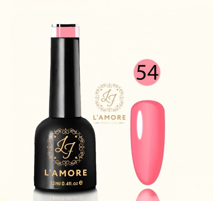 Gel nail polish Luxury L'AMORE FASHION 12ml tone 54