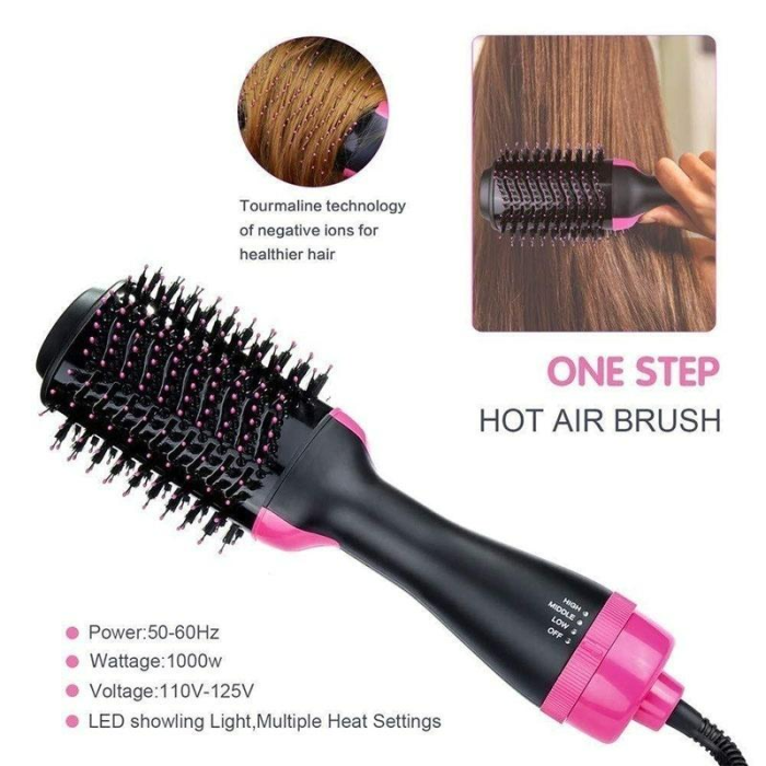 Hair Dryer Brush, comb with ion Technology and ceramic coating Hot Air Brush