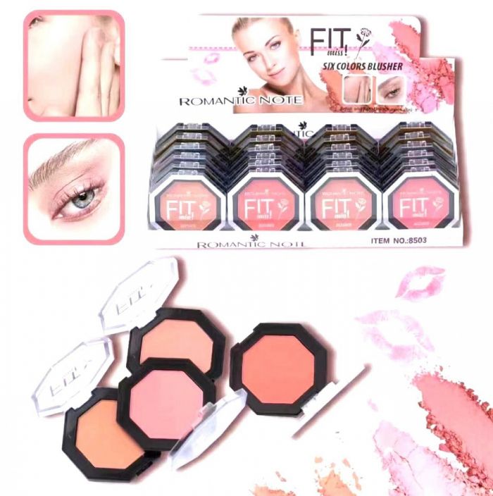 Blush for the face Romantic Note Fit Miss Blusher (row of 4 pcs)