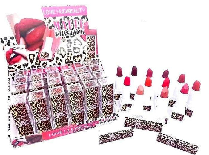 Set of Matte lipsticks Huda Beauty Love Lip Stick (pack of 24 pcs)