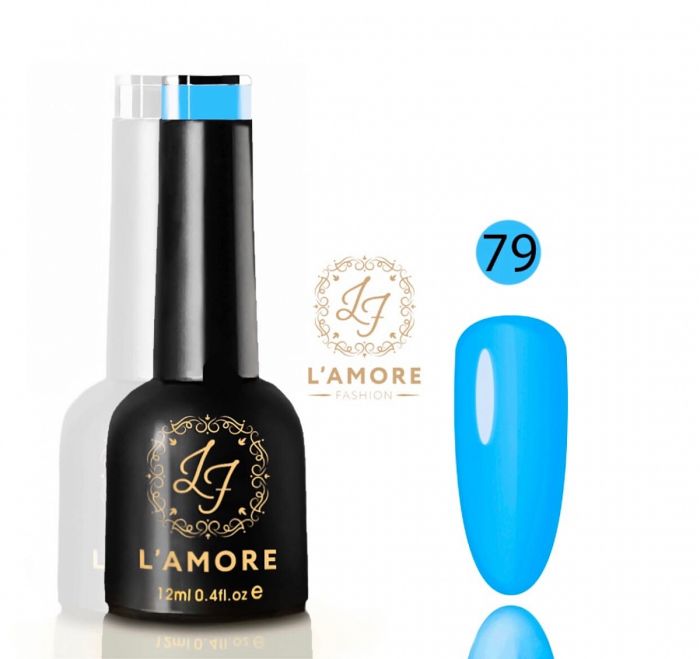 Gel nail polish Luxury L'AMORE FASHION 12ml tone 79