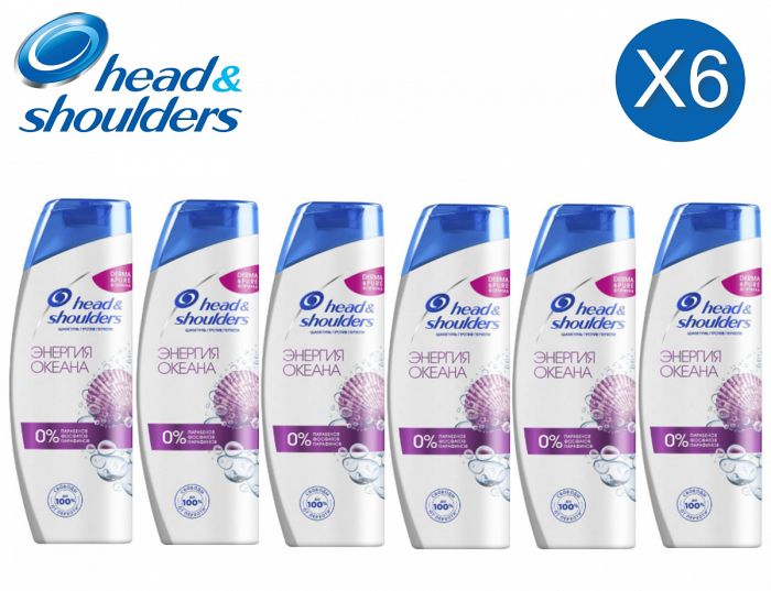 Anti-dandruff Shampoo Head & Shoulders Ocean Energy 0% - 400ml