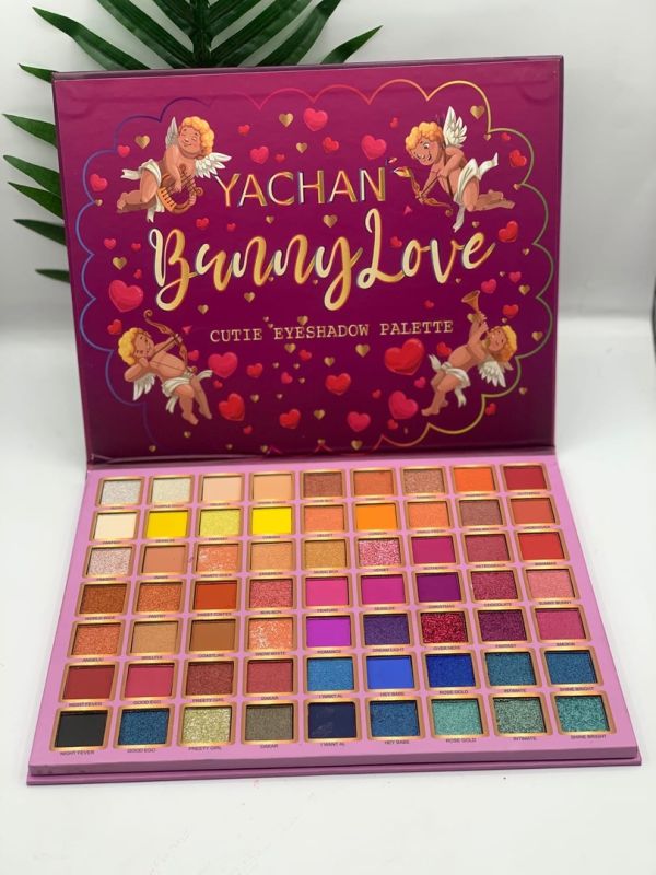 Professional Makeup Shadow Palette Bunny Love Yachan Beauty Eyeshadow Palette 63 Colors