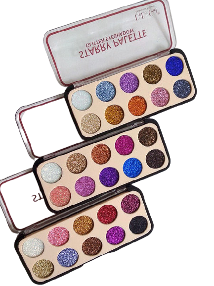 Eye Shadow Glitter DoDo Girl Starry Palette (row of 3 pcs)