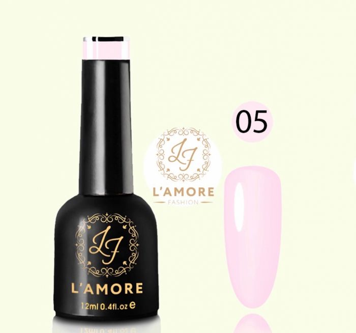 Gel nail polish Luxury L'AMORE FASHION 12ml tone 05