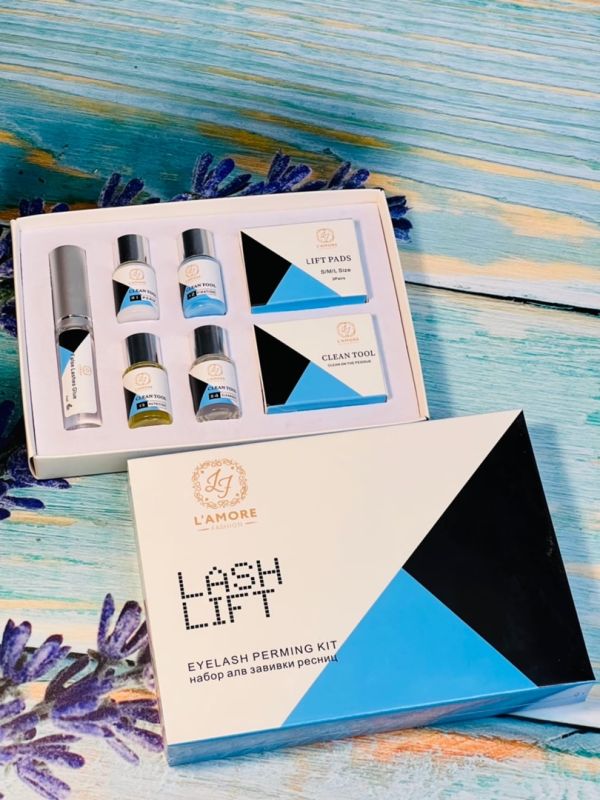 A set of Materials for laminating L'amore Fashion eyelashes