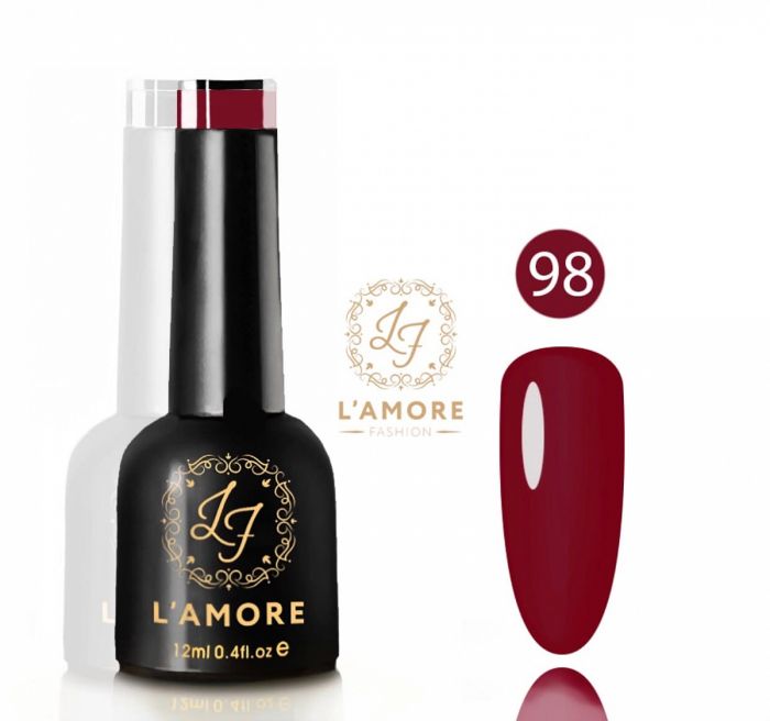 Gel nail polish Luxury L'AMORE FASHION 12ml tone 98