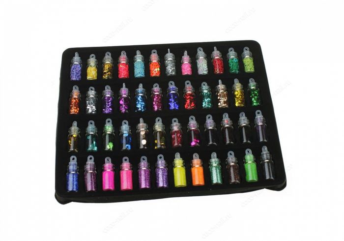 A set for nail design in capsules, 48 pcs (in stock)