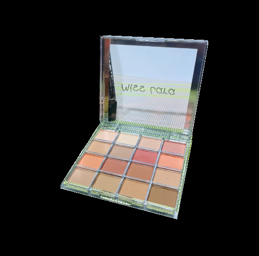 Eye shadow Miss Lara Eyeshadow 16 color, tone 02