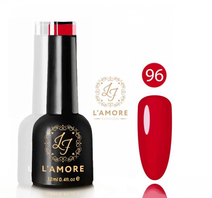 Gel nail polish Luxury L'AMORE FASHION 12ml tone 96