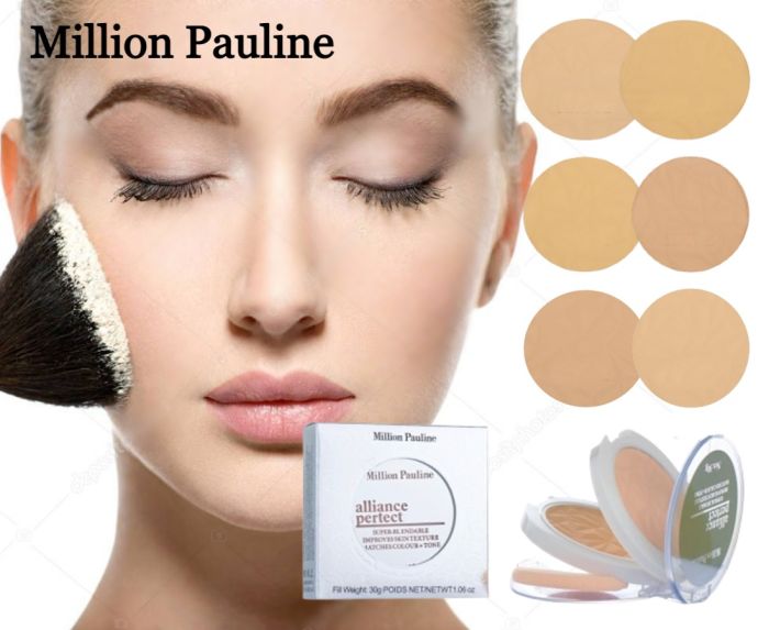 Compact powder 2 in 1 Million Pauline Alliance Perfect (row of 3 pcs)