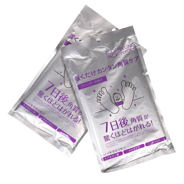 Peeling Socks for Pedicure with lavender scent Sosu Lavender Foot Peeling Pack Perorin (2 pairs)