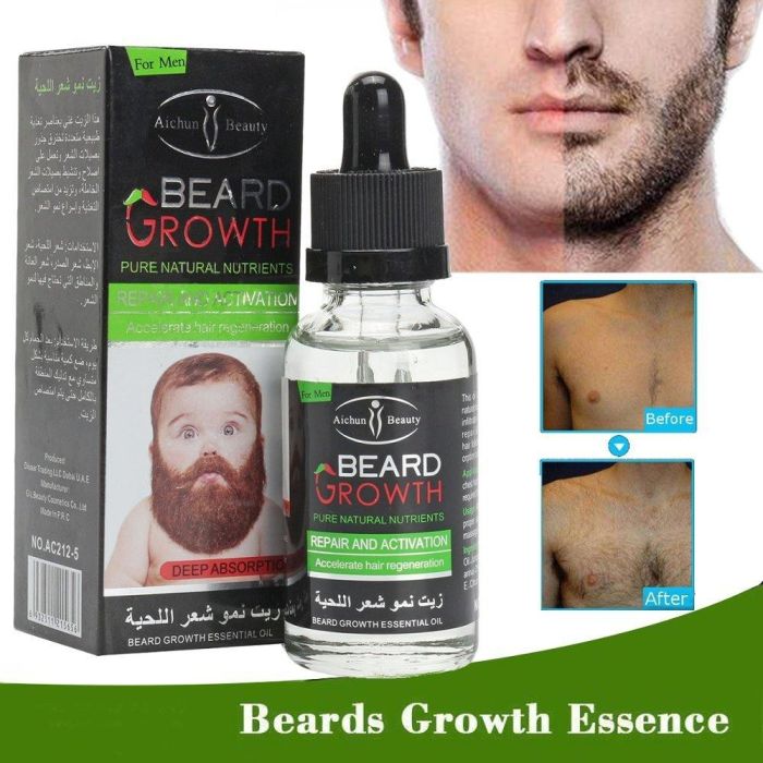 Aichun Beauty Beard Growth Oil serum for hair Growth 30ml