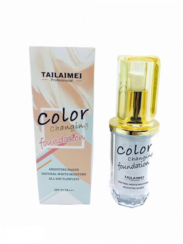 Makeup Base Tailaimei Color Chaning Foundantion 35ml