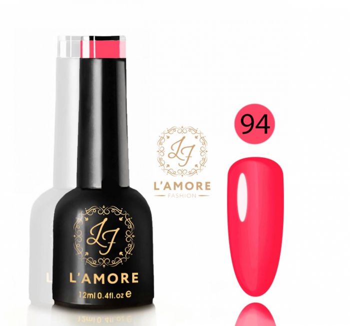 Gel nail polish Luxury L'AMORE FASHION 12ml tone 94