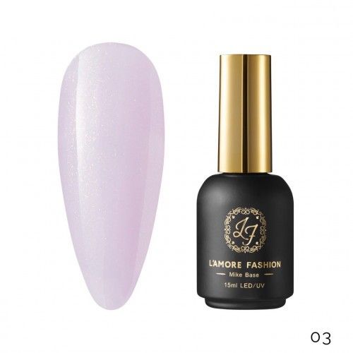 Milk base for nails L'amore Fashion 15ml tone 03