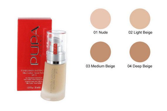 Foundation cream Pupa Fondotita Antitraccia 30 ml tone 02