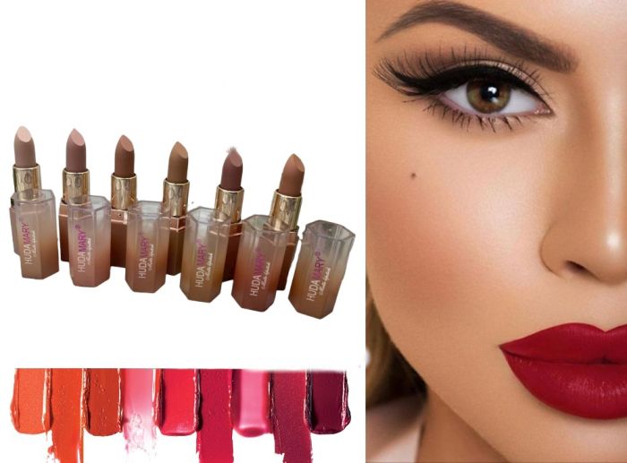 Set of matte lipsticks Huda Mary Matte Lipstick (6 pcs.)