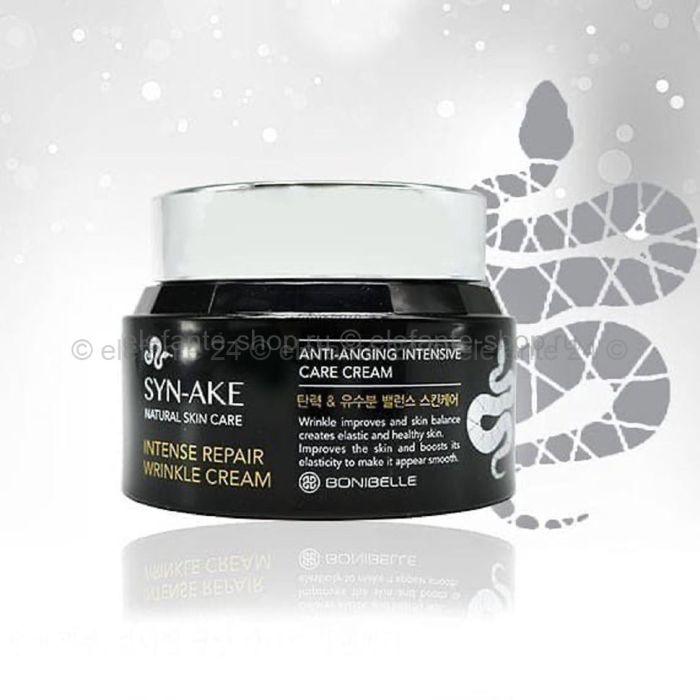 (China) Cream with snake venom peptide Syn-Ake Intense Repair Wrinkle Cream BoniBelle 80ml