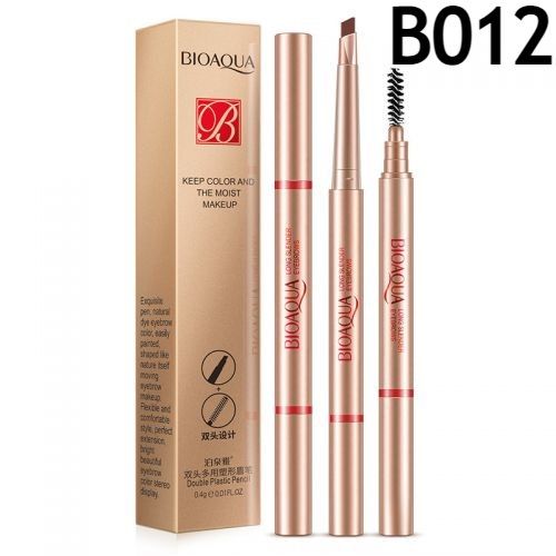 Bioaqua Double Automatic Eyebrow Pencil with Brush Keep Color Tone B012